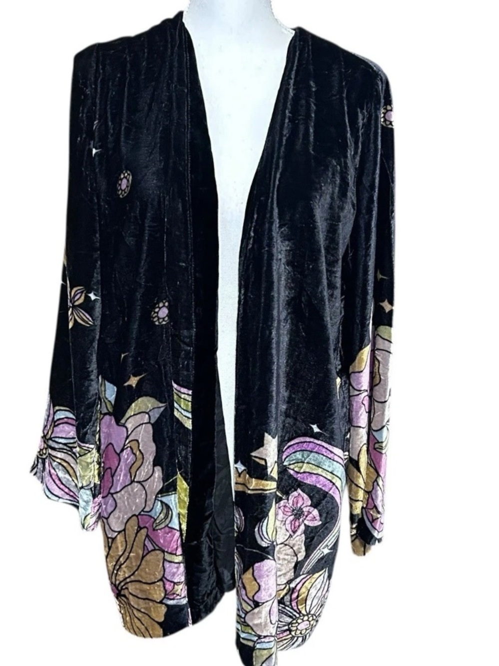 Johnny Was Andy Velvet Kimono Jacket NWT - Picture 7 of 14